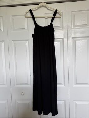 h&m black maxi dress Women's Draped Bodycon round neckline Shop Black H&M Online |
